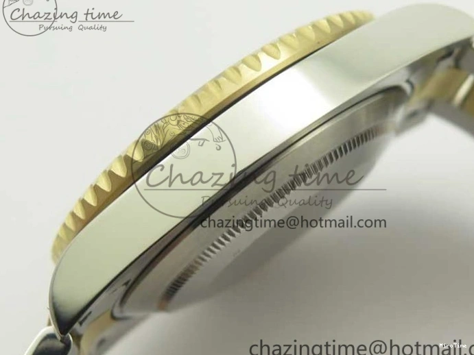 MiroTime 0410 Affordable Submariner 116613 LB Noob 1:1 Best Edition YG Wrapped Bezel Blue Dial on SS YG Bracelet A2836 V 3413